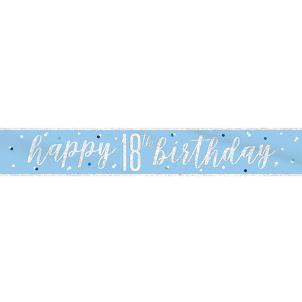 Stendardo 18 anni blu 2,74 m