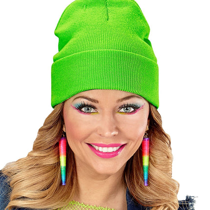 Cappello verde neon