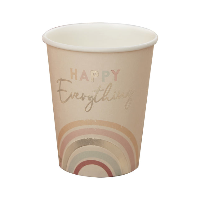 Tazze Arcobaleno Happy Everything 266ml 8pz