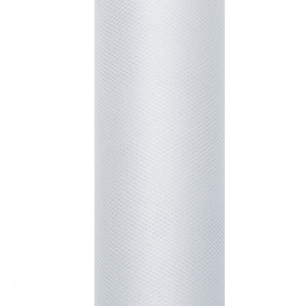 Rotolo di tulle grigio chiaro 15cm 9m