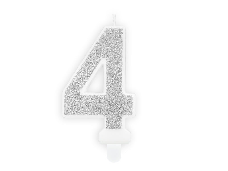 Candela 4 anni argento 7 cm