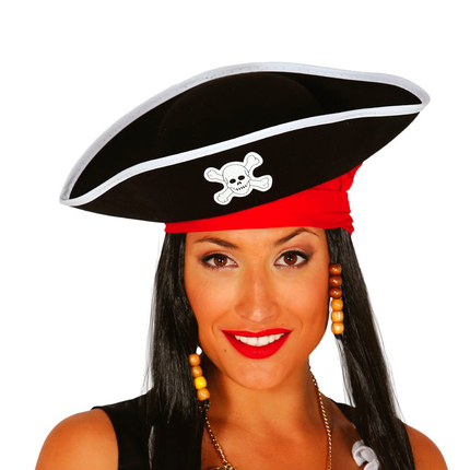Cappello da pirata nero