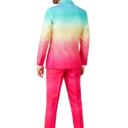 Tuta blu fucsia arcobaleno da uomo <tc>OppoSuits</tc>