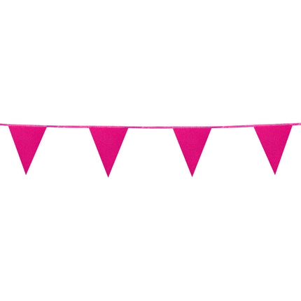Ghirlanda Fucsia Carta Glitterata 6m