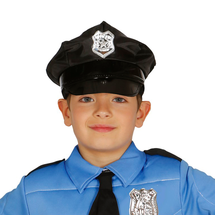 Berretto della polizia bambino nero