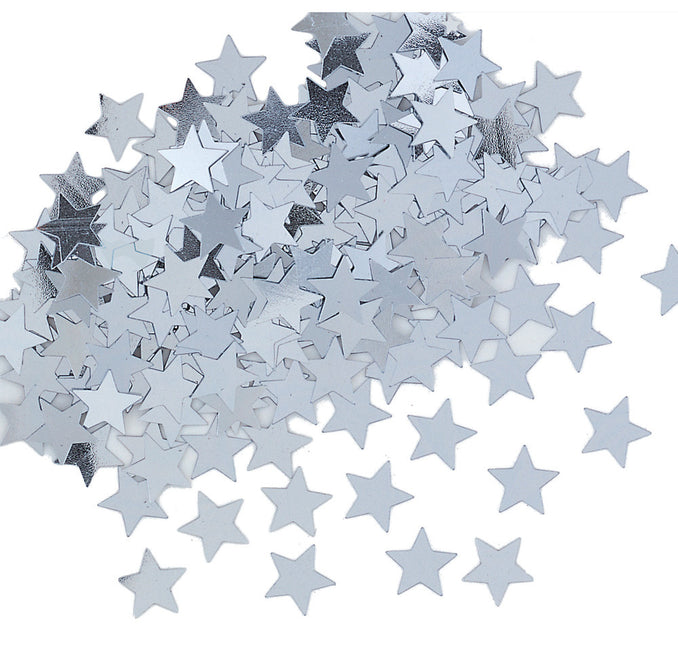 Coriandoli Stelle Argento 10,2 cm
