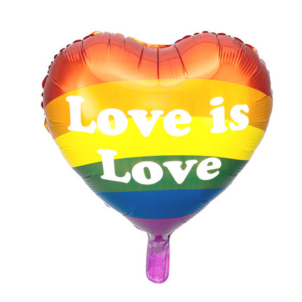 Palloncino ad elio Love Is Love vuoto 35 cm