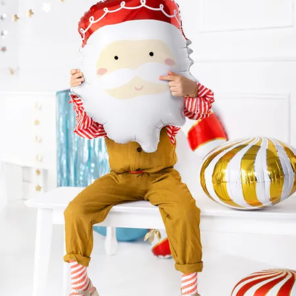 Palloncino ad elio Babbo Natale vuoto 70 cm
