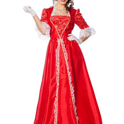 Abito medievale rosso