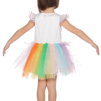 Abito Unicorno Baby Glitter