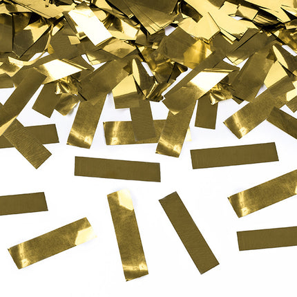 Cannone per coriandoli oro 60 cm