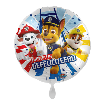 Palloncino ad elio Paw Patrol vuoto 43 cm