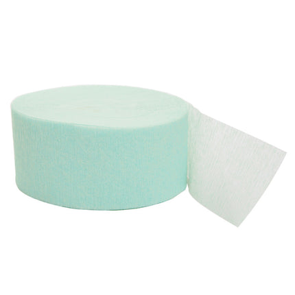 Ghirlanda di crêpe verde menta 24m