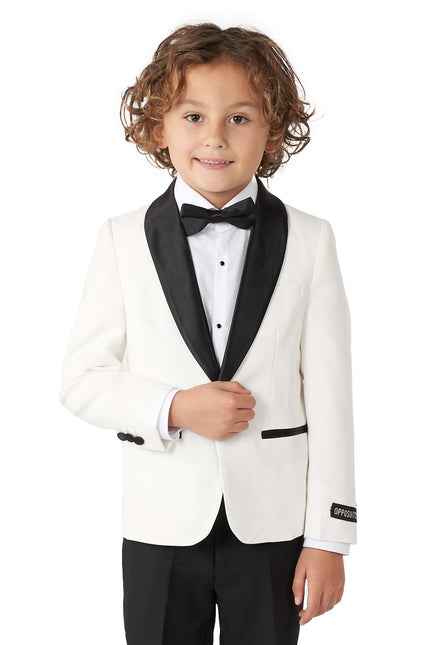 Ragazzo in smoking bianco <tc>OppoSuits</tc>