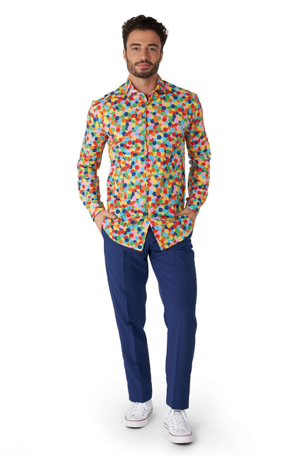 Camicia Party Confetti Uomo <tc>OppoSuits</tc>