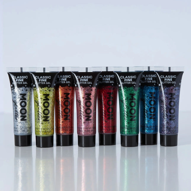 Moon Glitter Classic Fine Glitter Gel Argento 12ml