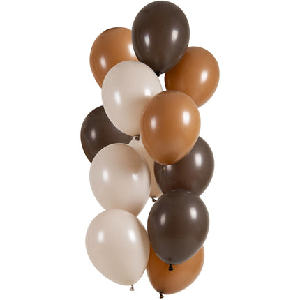 Palloncini marroni 33cm 12pz
