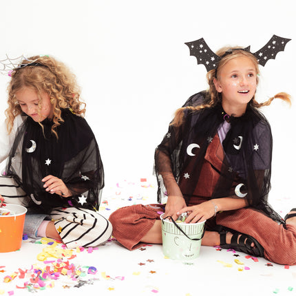 Cerchietto per capelli Halloween Bat 23 cm