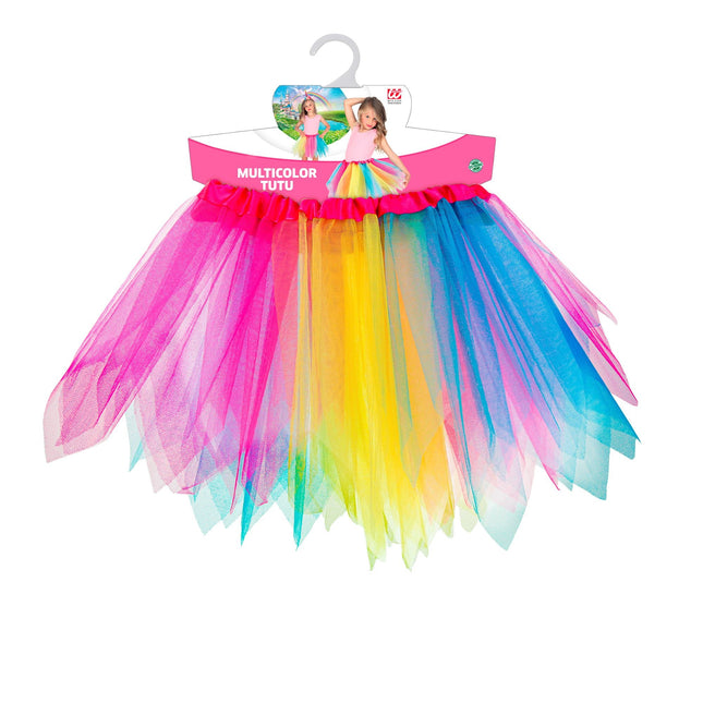 Tutù colorato bambina 40 cm