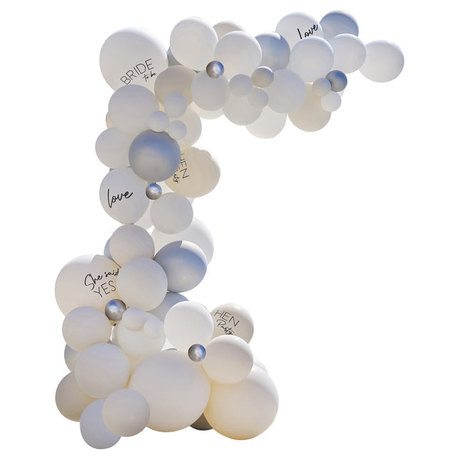 Arco di palloncini per matrimonio