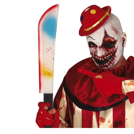 Machete di Halloween multicolore 54 cm
