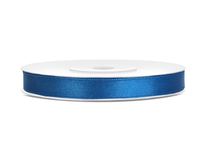 Nastro di raso blu 6mm 25m