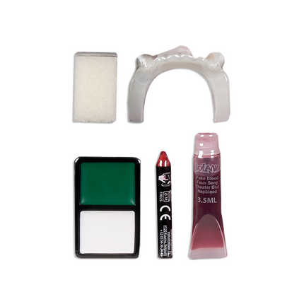 Set per il trucco di Halloween Vampiro 4 pezzi