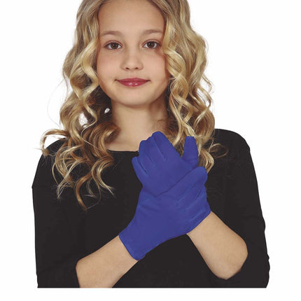 Guanti blu bambino 17 cm