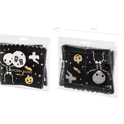 Ciotole per popcorn di Halloween 12,5 cm 6 pezzi