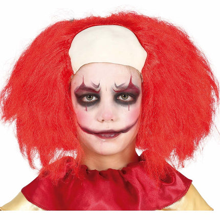 Parrucca rossa Clown Bambino