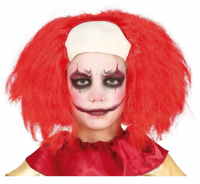 Parrucca rossa Clown Bambino