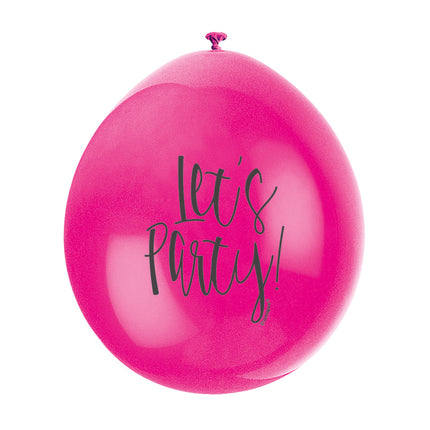 Palloncini Lets Party 28cm 10pz