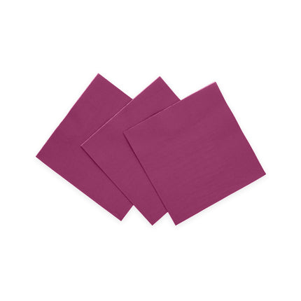 Tovaglioli viola 3 strati 24 cm 20 pezzi