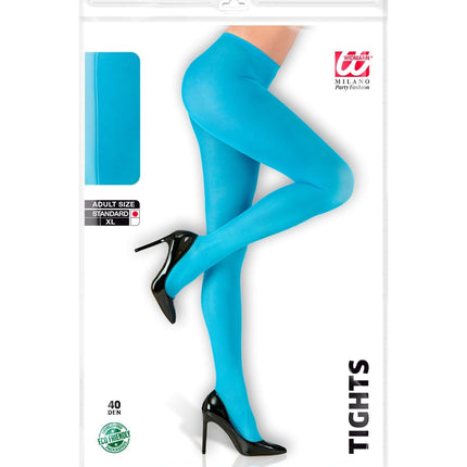 Collant blu da donna