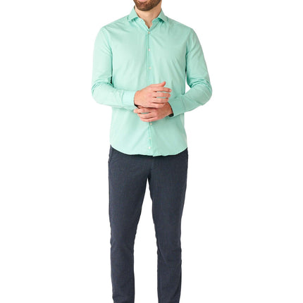 Camicia verde menta uomo <tc>OppoSuits</tc>