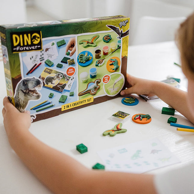 Set di francobolli Dino 2 in 1