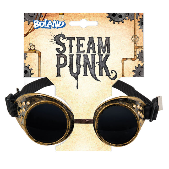 Occhiali neri Steampunk