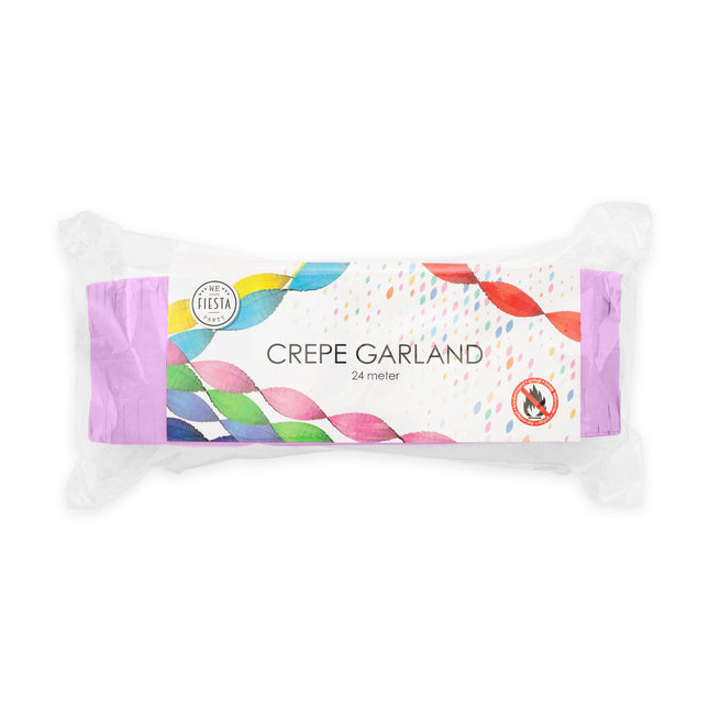 Ghirlande Lilla Crepe 24m
