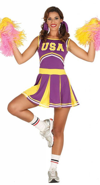 Tuta da cheerleader viola
