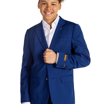 Tuta giornaliera blu scuro ragazzo adolescente <tc>OppoSuits</tc>