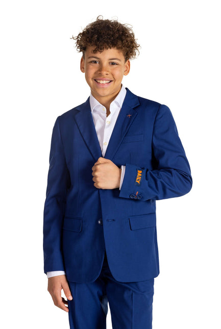Tuta giornaliera blu scuro ragazzo adolescente <tc>OppoSuits</tc>