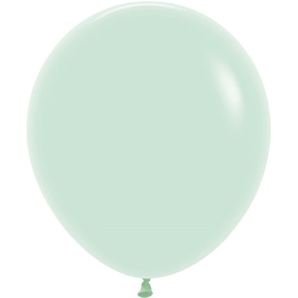 Palloncini Verde Pastello Opaco 45cm 25pz