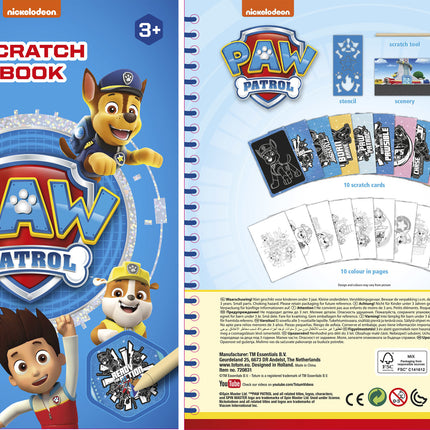 Libro da disegno dei Paw Patrol