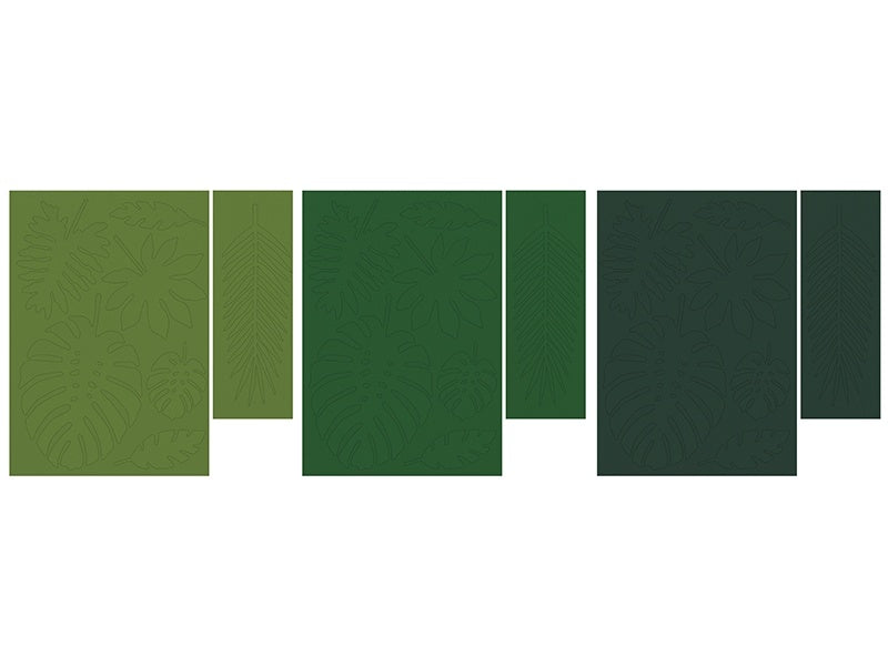 Set di decorazioni Hawaii Foglia di palma 21 pezzi