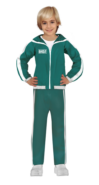 Figure della tuta da ginnastica Ragazzi Verde
