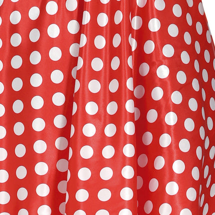 Costume da Minnie Mouse Rosso Bianco Donna