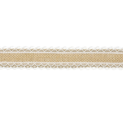 Pizzo con nastro di iuta 5m