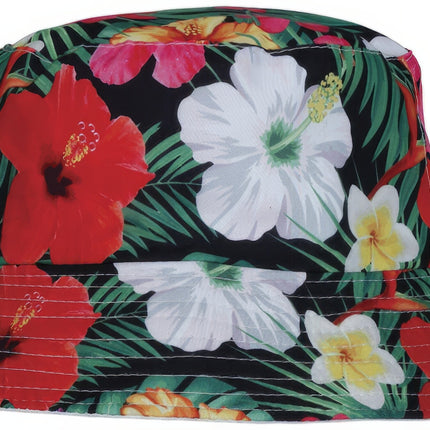 Cappello a secchiello Hawaii Fiori