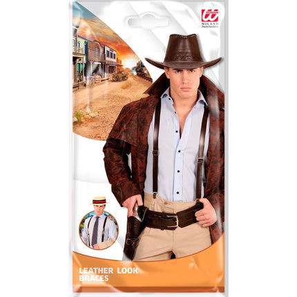 Bretelle in pelle