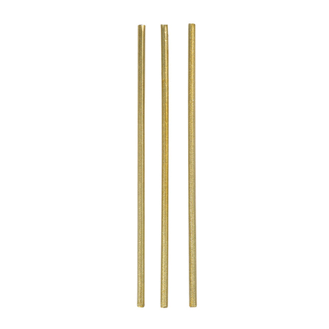 Candele dorate 10cm 18pz